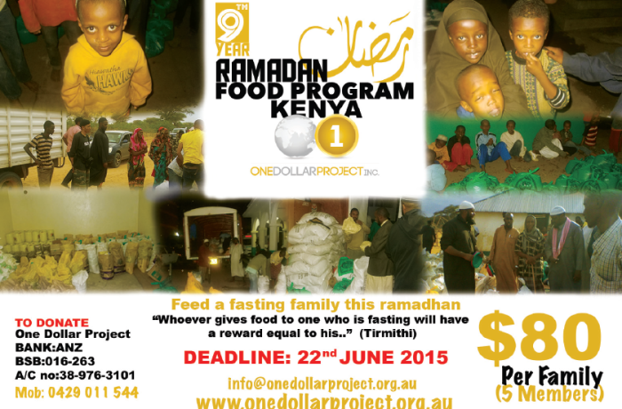 Annual Fundraiser – 2015 Ramadhan Food Ration